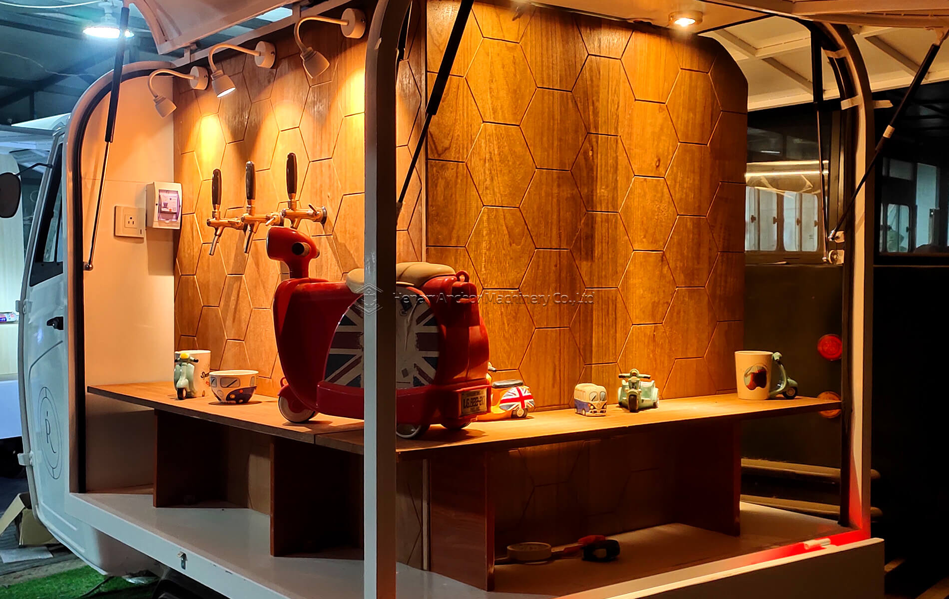 piaggio ape bar truck