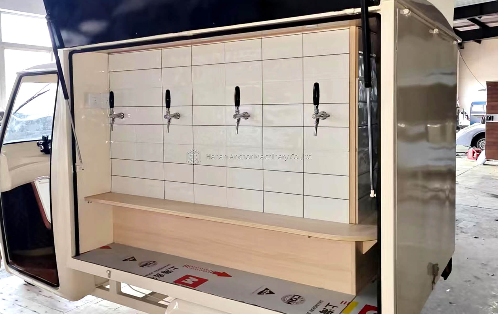 piaggio ape bar truck